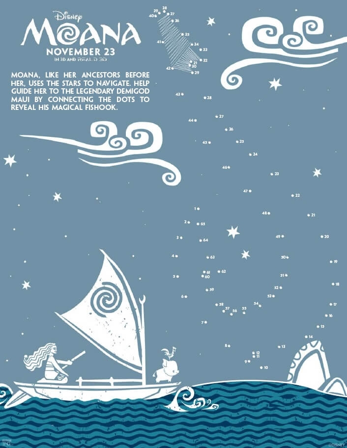 Printable Moana Activity Sheets Free To Download And Print From Home 