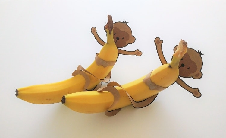 Printable Monkeys For Banana Treats DIY Inspired