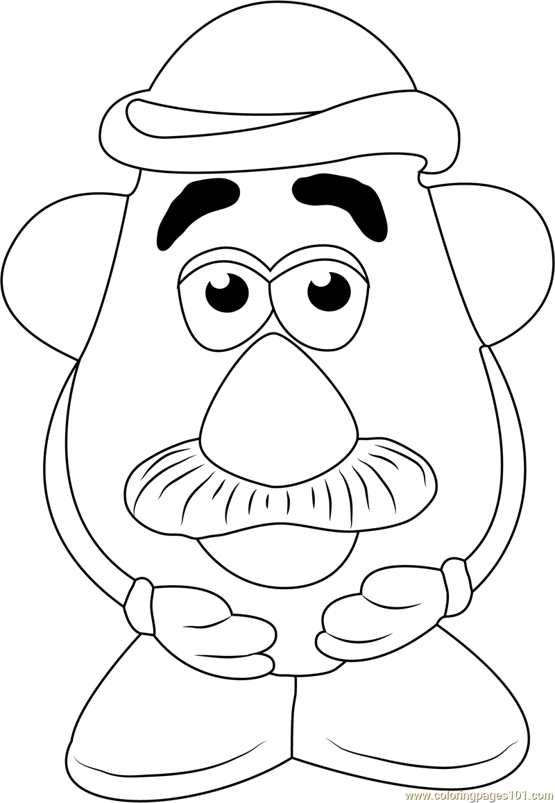 Printable Mr Potato Head Template Printable Templates