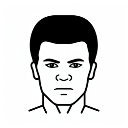 Printable Muhammad Ali For Coloring Coloring Page