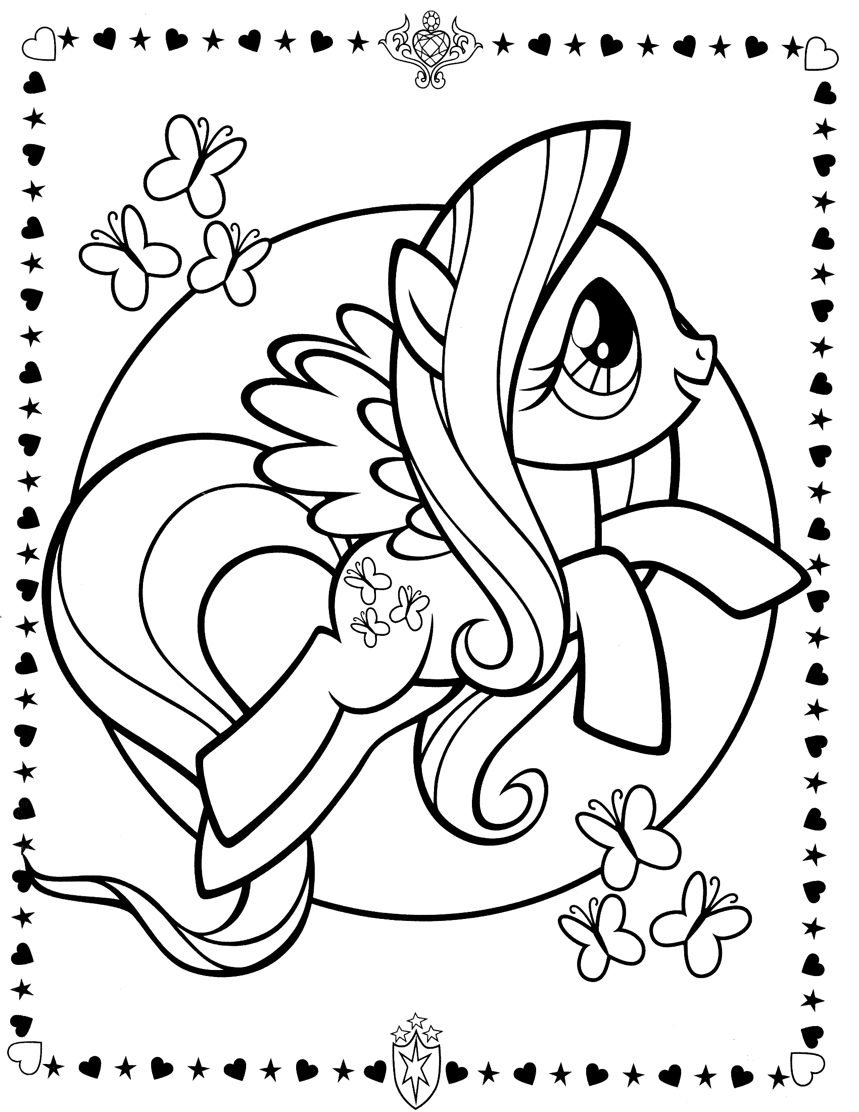 my little pony printable activity book