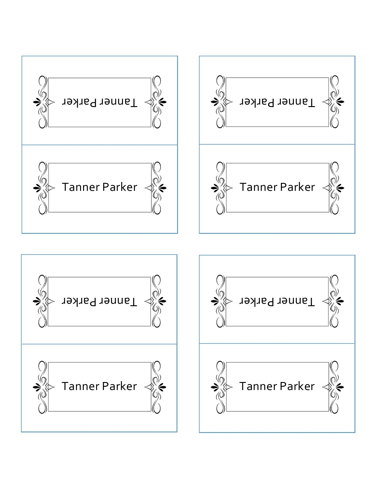 template for cards printable