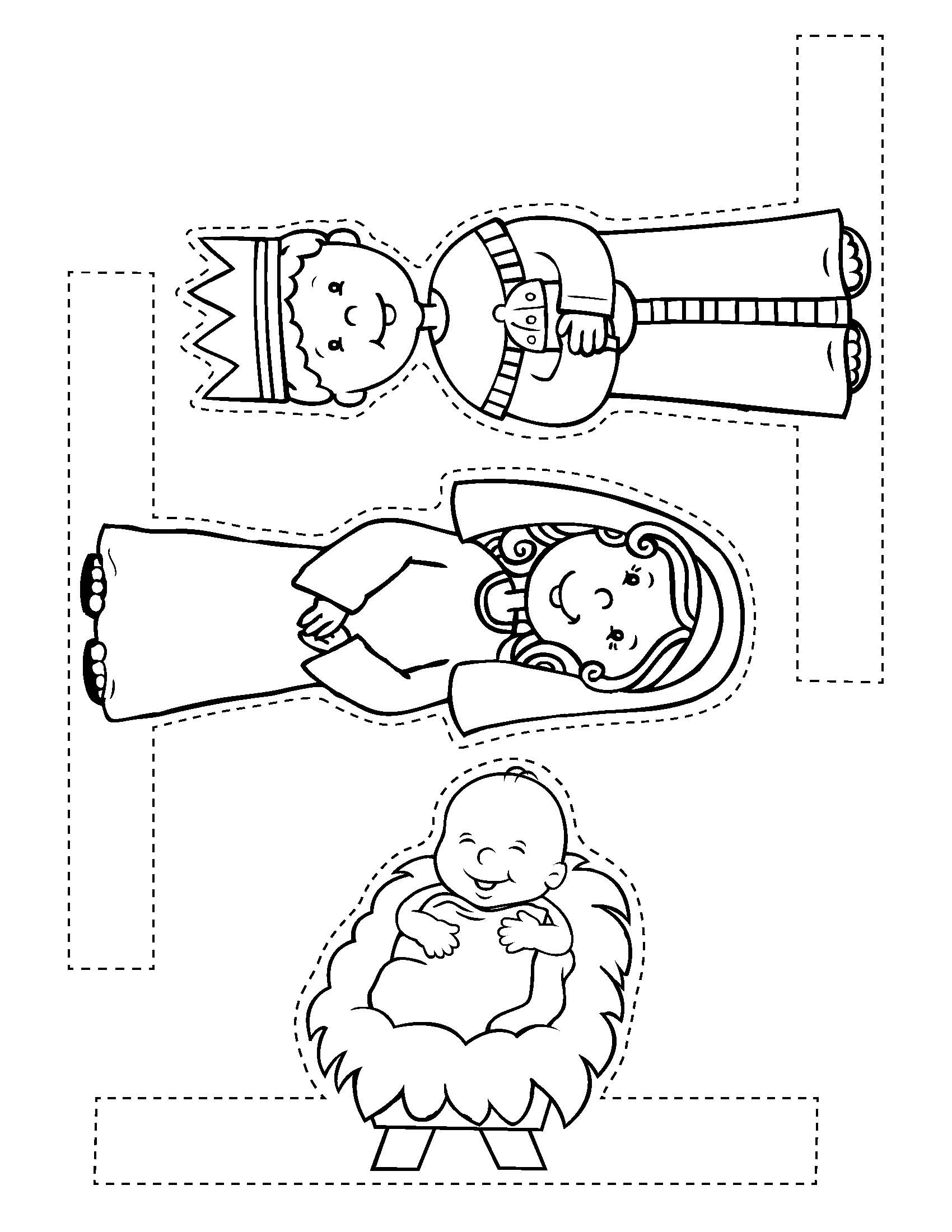 nativity craft christmas preschool printable activities