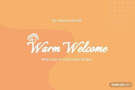 Printable New Home Card Template In Word Illustrator PSD Download