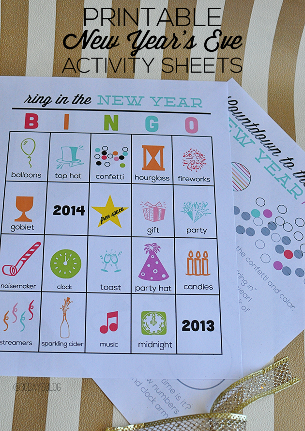 Printable New Years Activities Prntbl concejomunicipaldechinu gov co