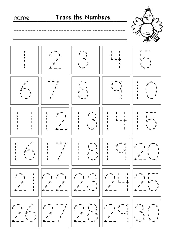 Printable Number Tracing Activities Free Download And Print For You