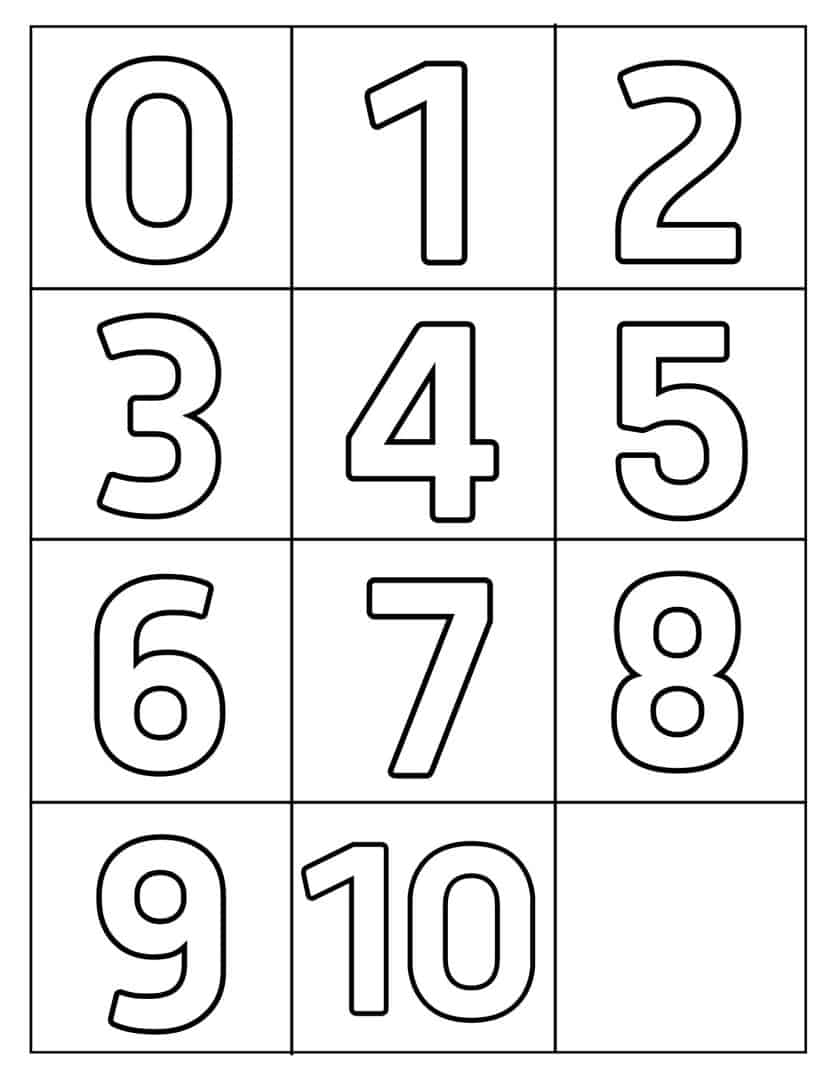 Printable Numbers 1 10 Printable Numbers Large Printa Vrogue co