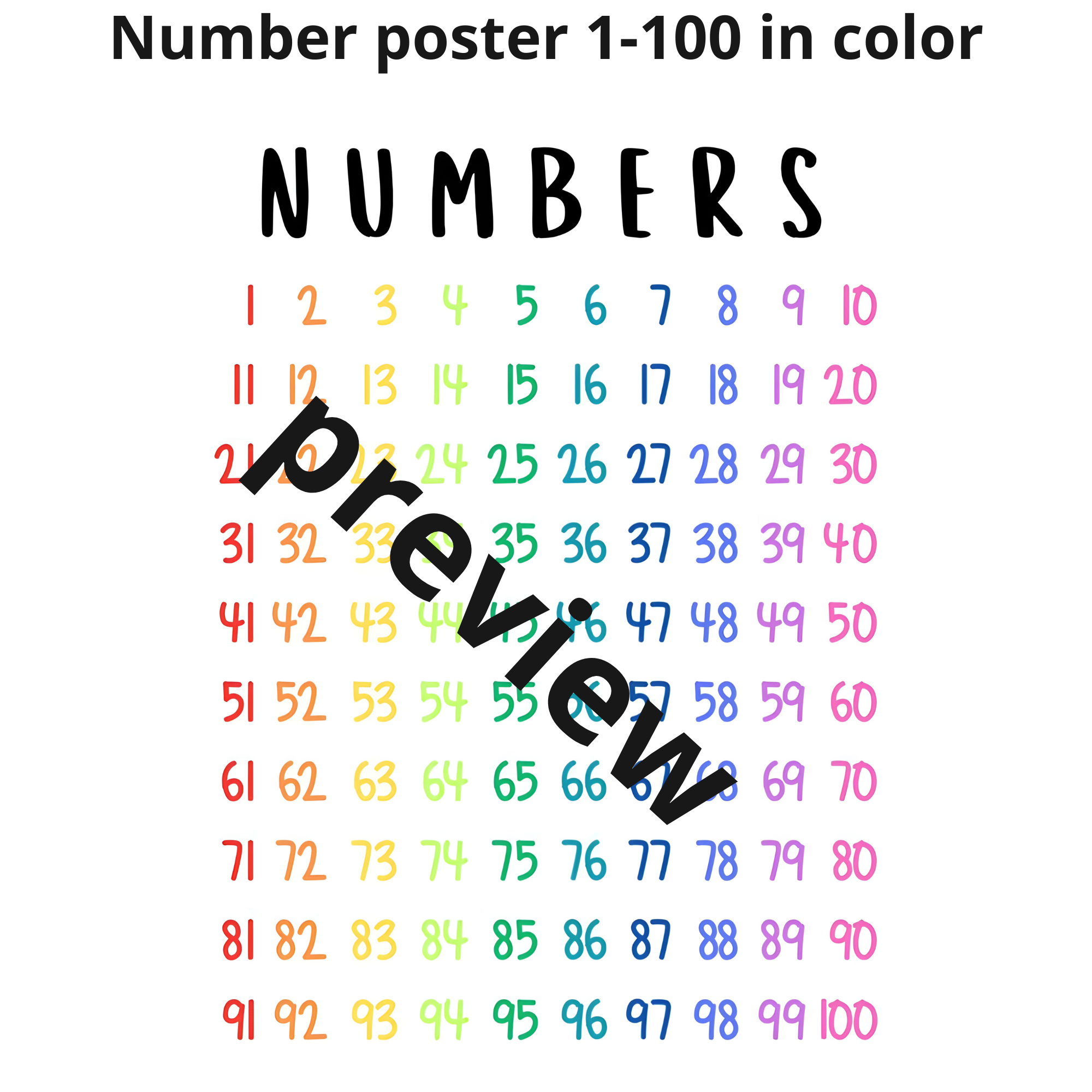 Printable Numbers Worksheets Made By Teachers