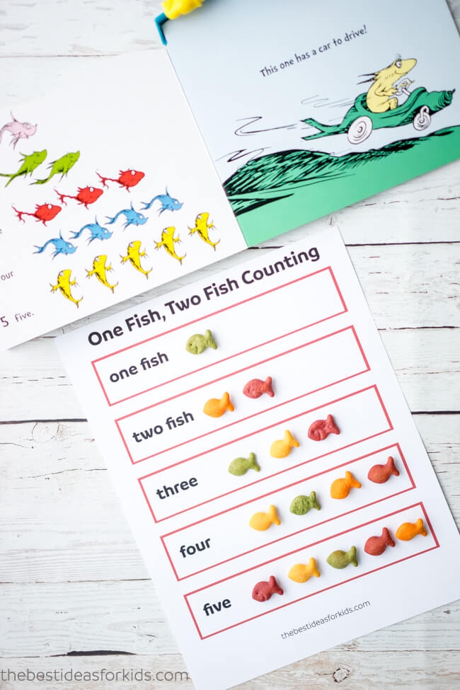 Printable One Fish Two Fish Activities