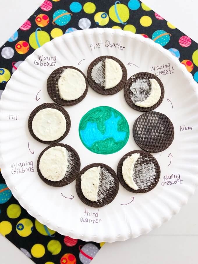 moon phase oreo activity printable