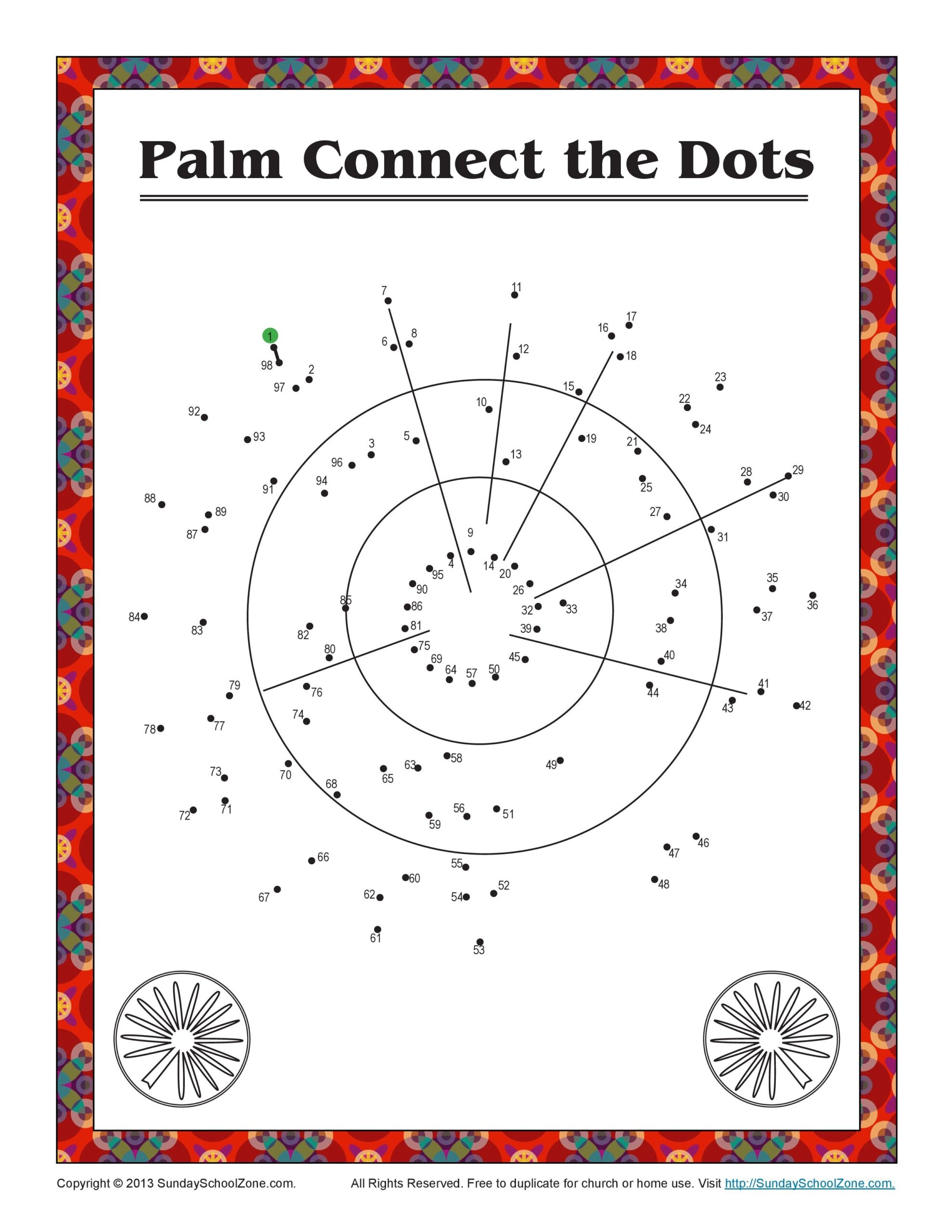 printable palm sunday activity sheets