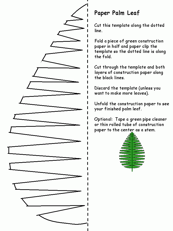 Printable Palm Sunday Activity Sheets