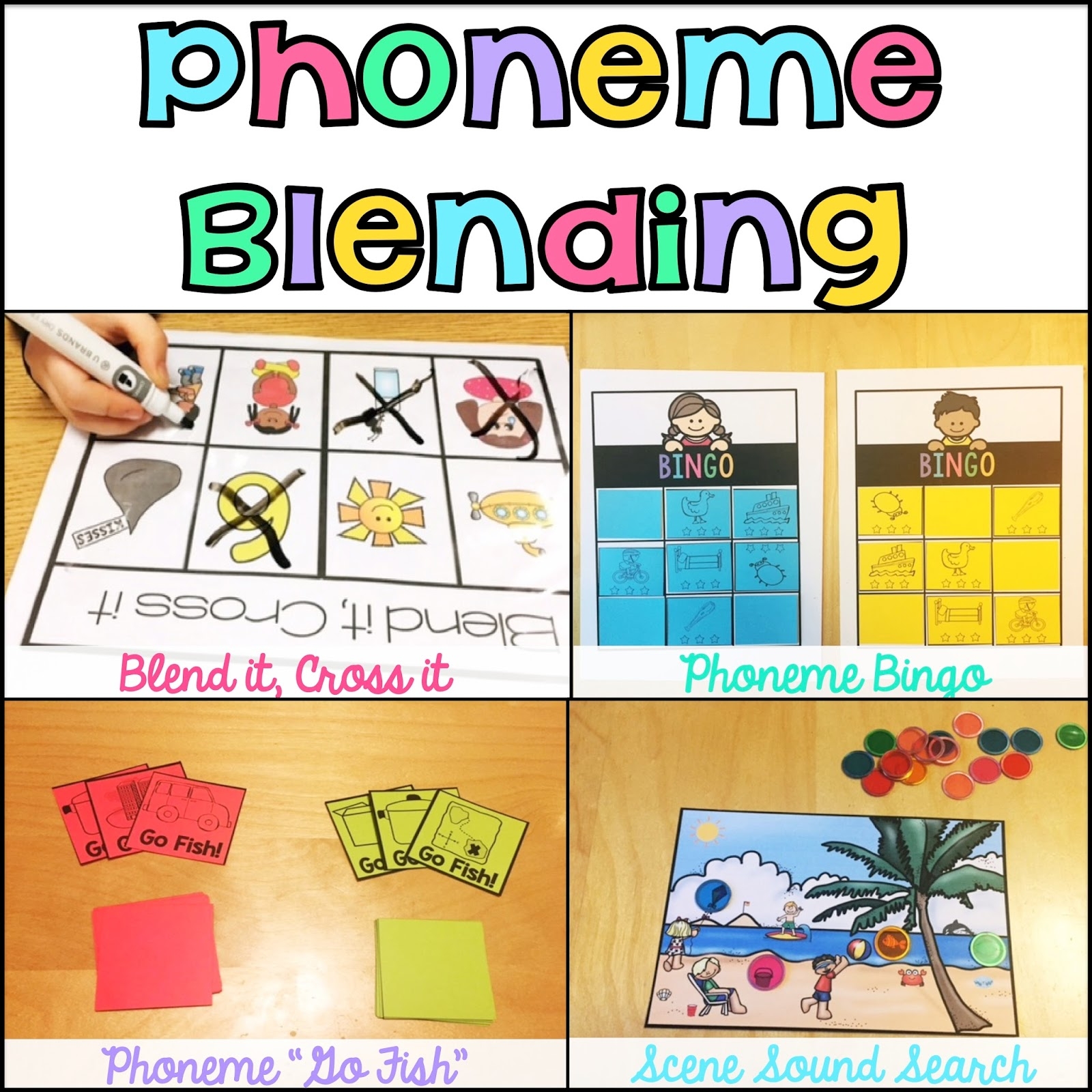 Printable Phonemic Awareness Activities