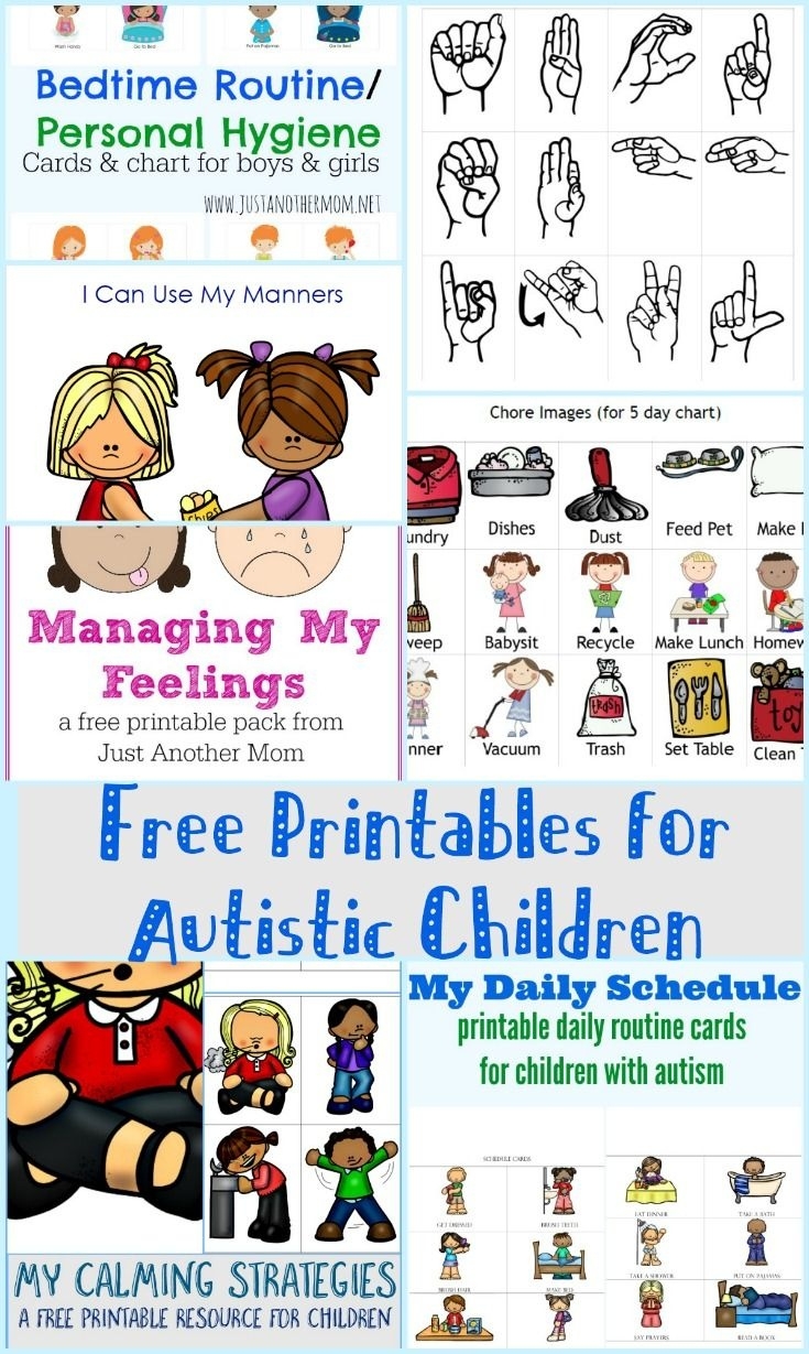 autism printable activities