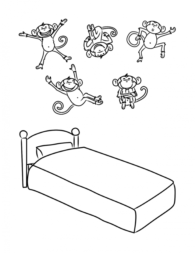 Printable Pictures Of Monkeys Coloring Home