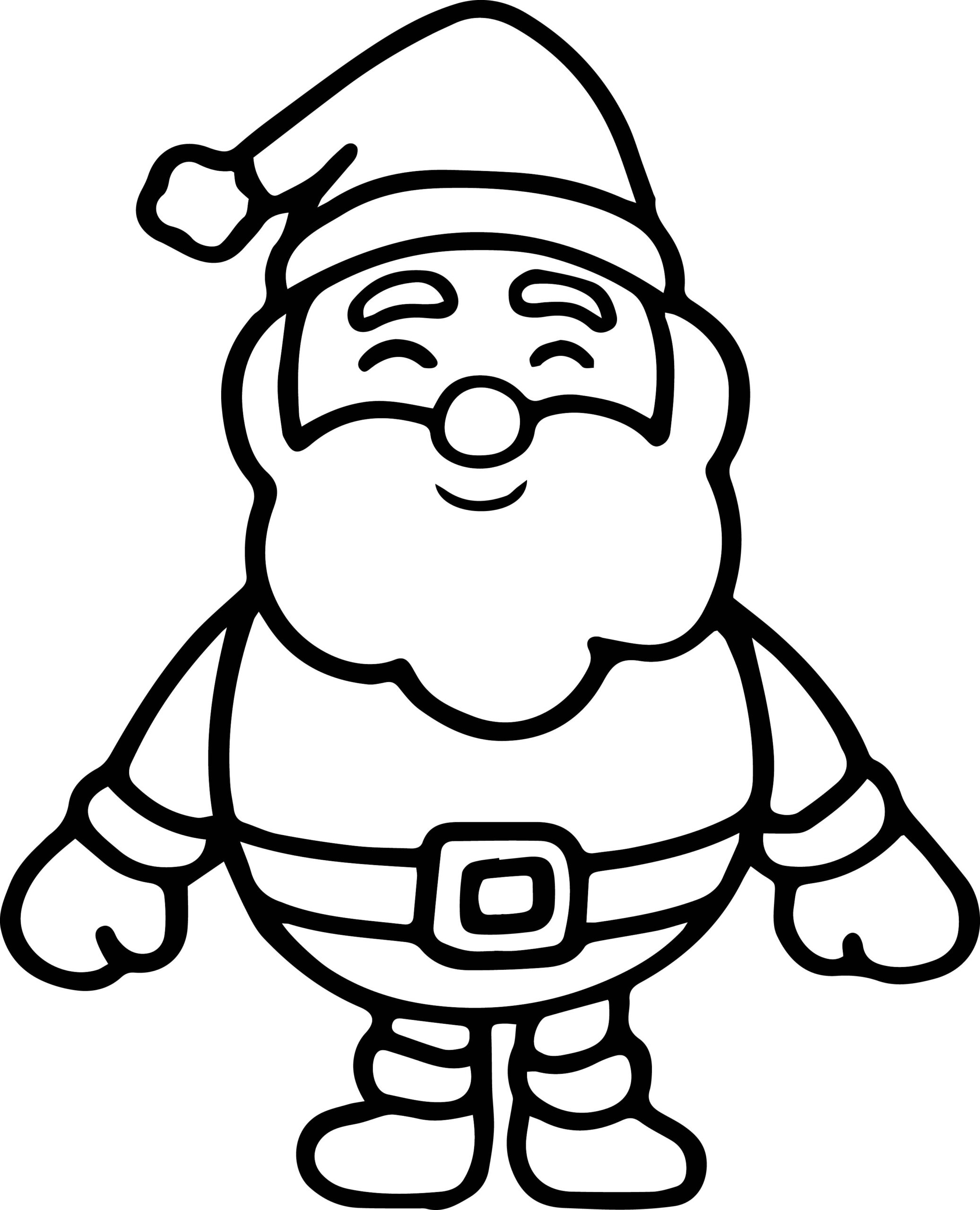 Printable Pictures Of Santa Claus