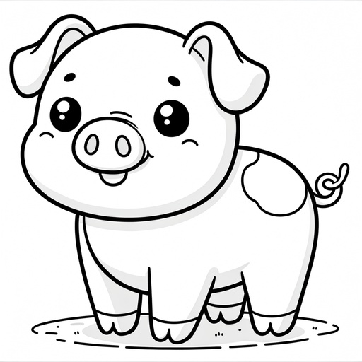 Printable Pig Pictures To Color Infoupdate