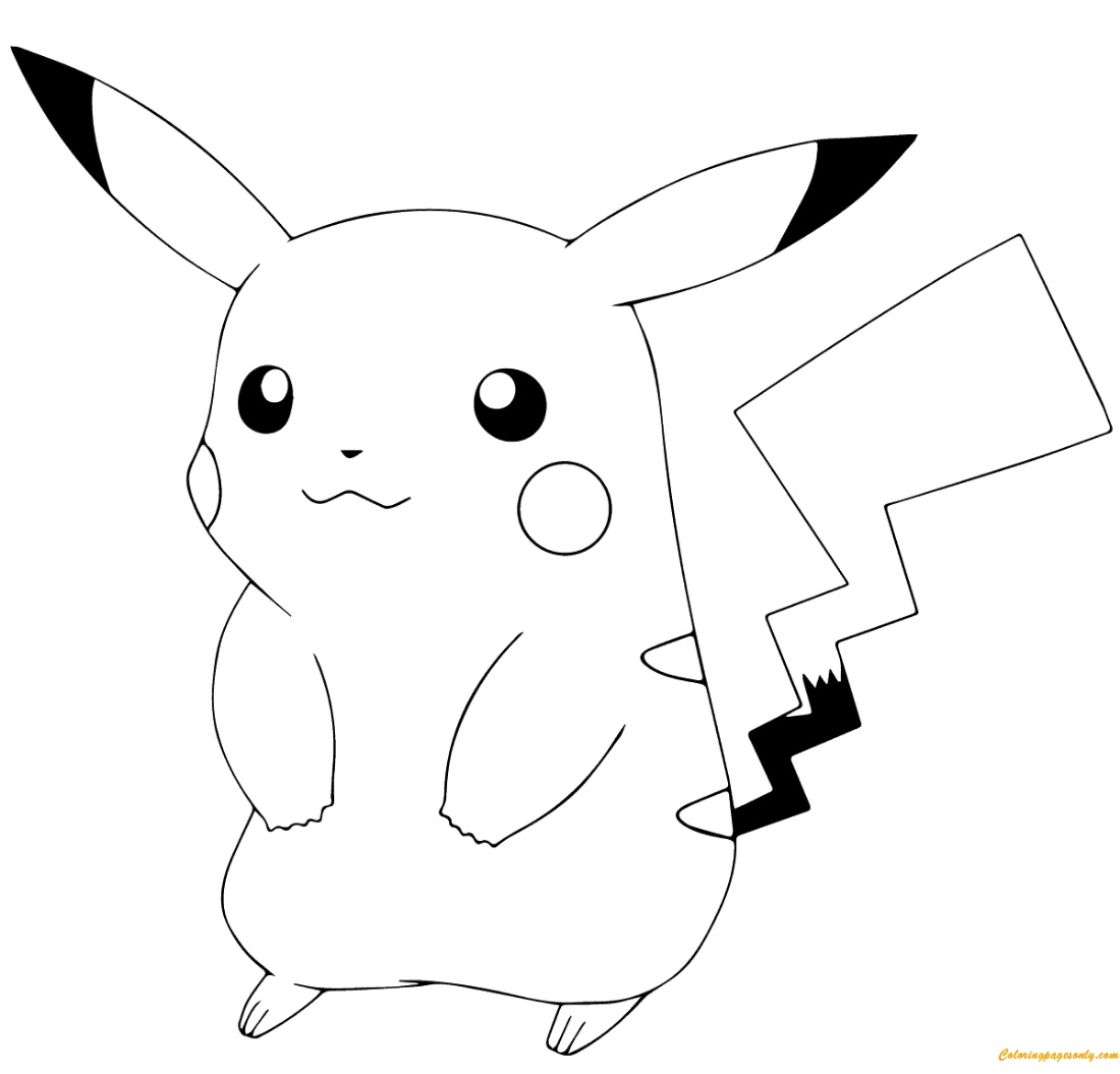 printable pictures of pikachu