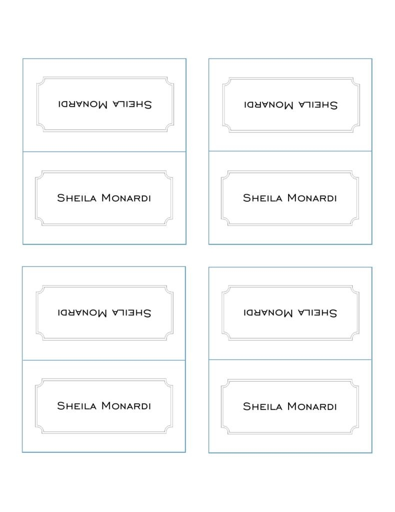 printable place cards template