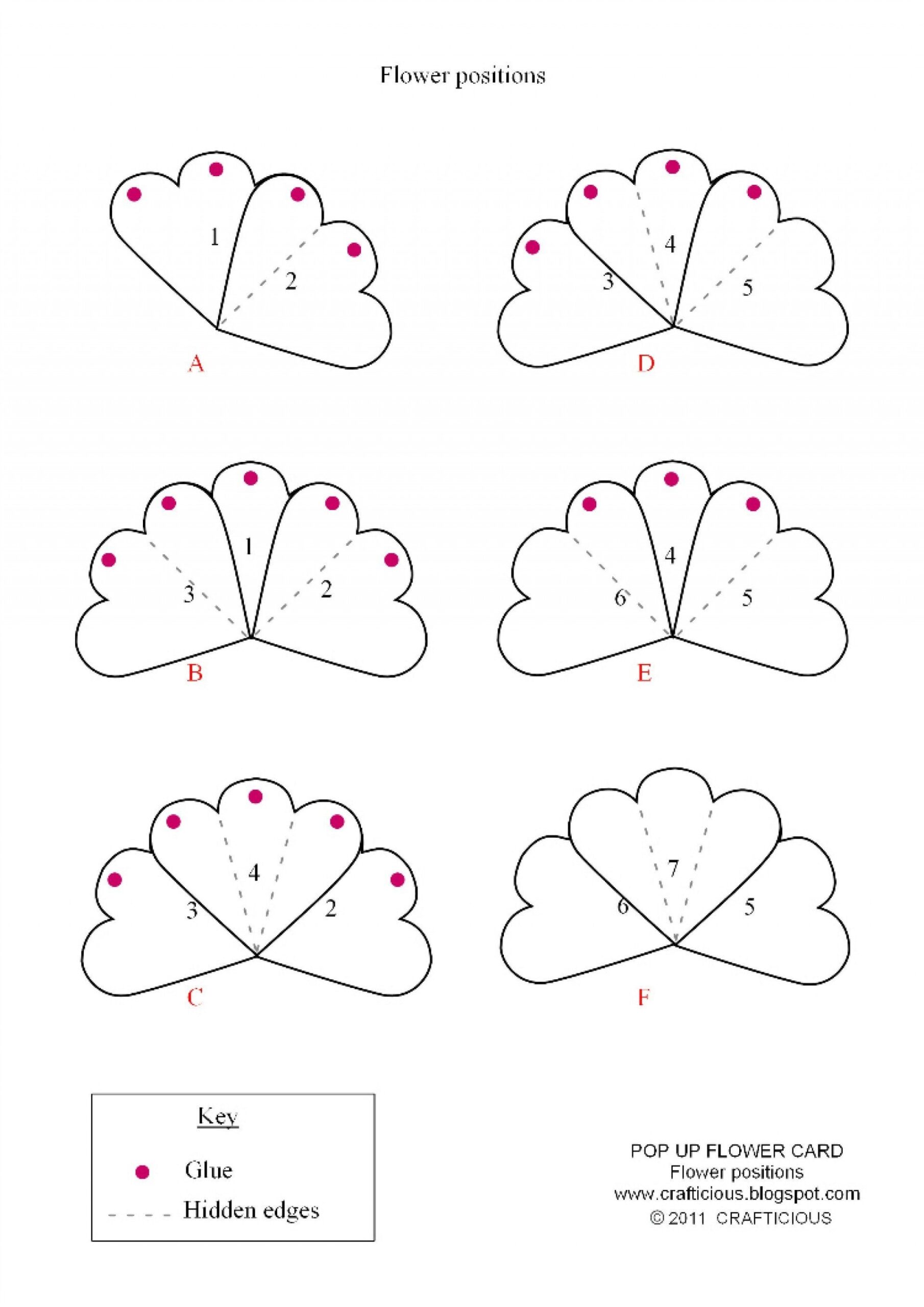 Printable Pop Up Card Template Printable Templates