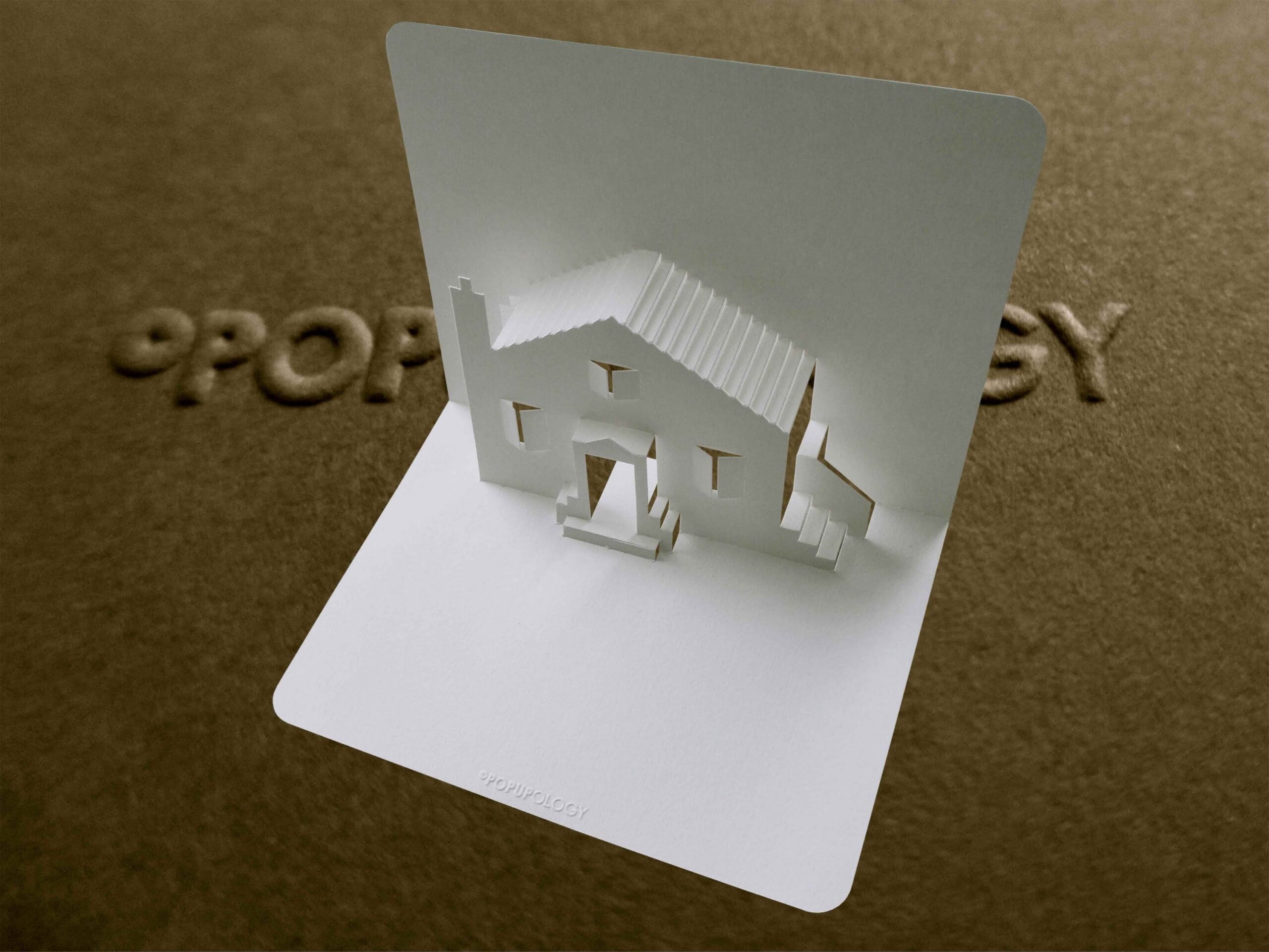 printable pop up house card template