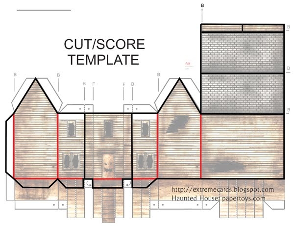 Printable Pop Up House Card Template Printable Templates