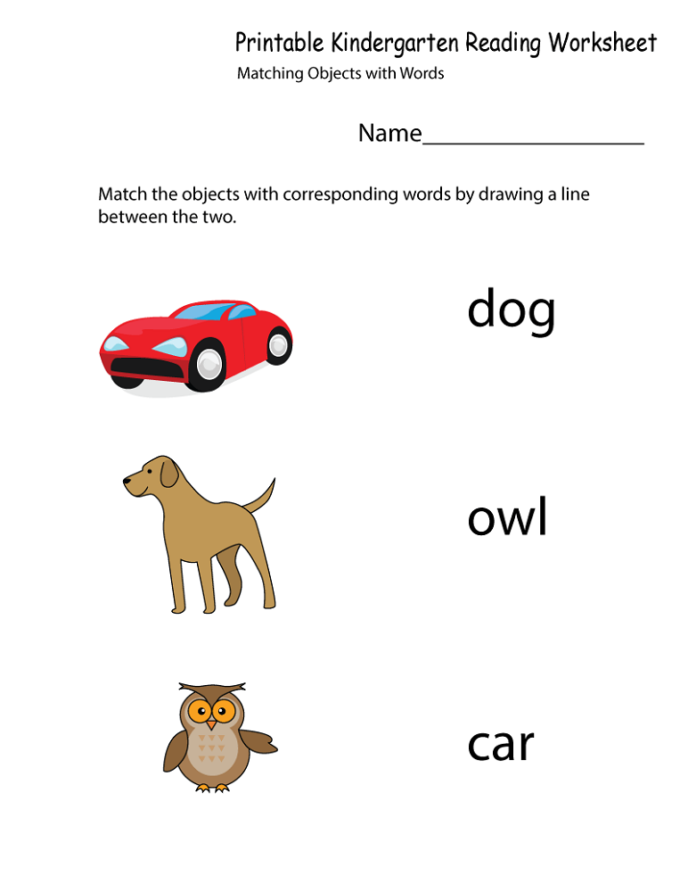 printable activity for preschool