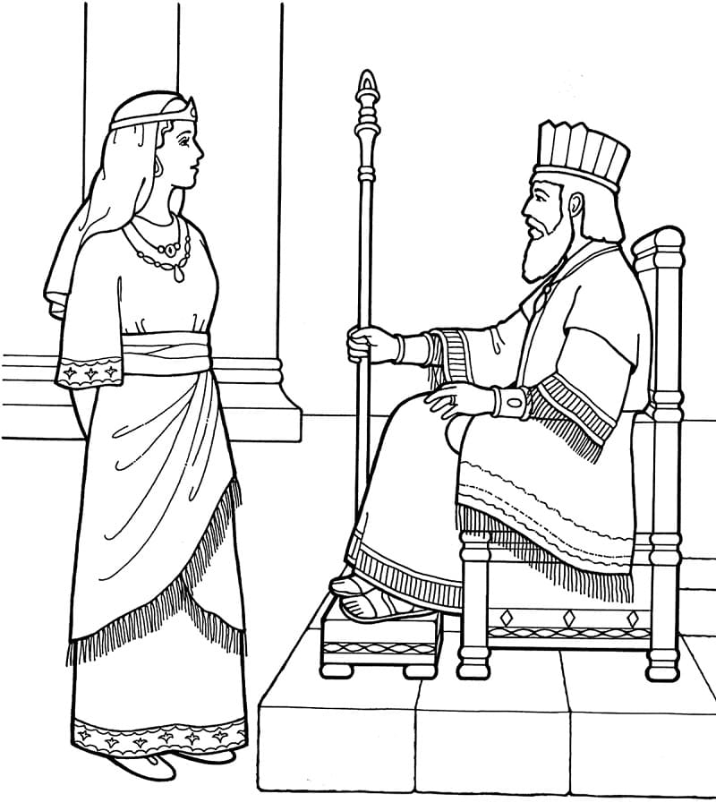 free printable queen esther activity sheets