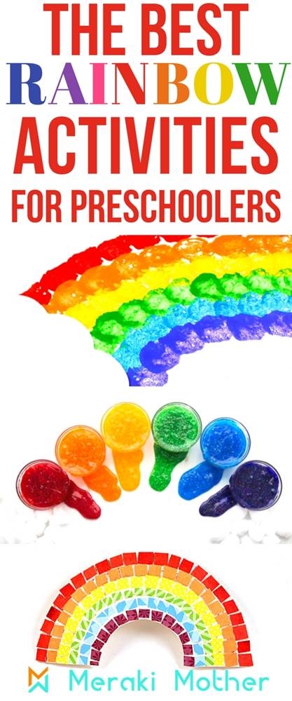 Printable Rainbow Activities For Preschoolers