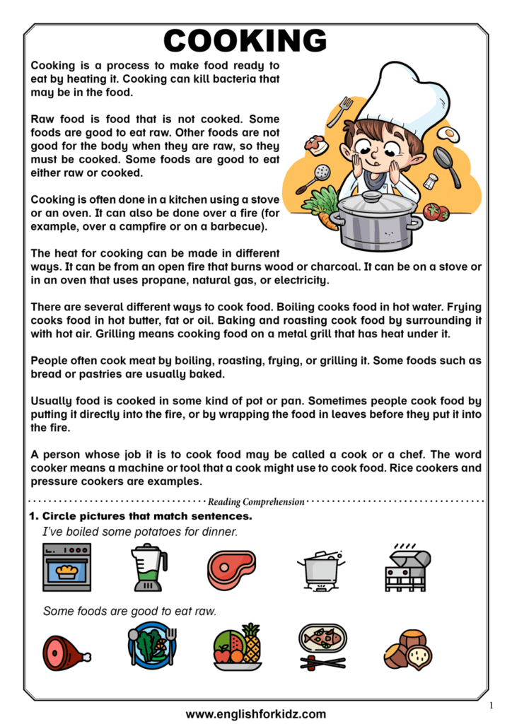 Printable Reading Comprehension Worksheets High School Reading 