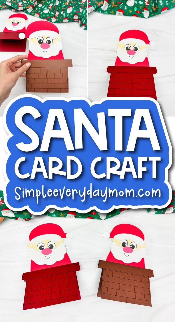Printable Santa Craft For Kids Free Template Artofit