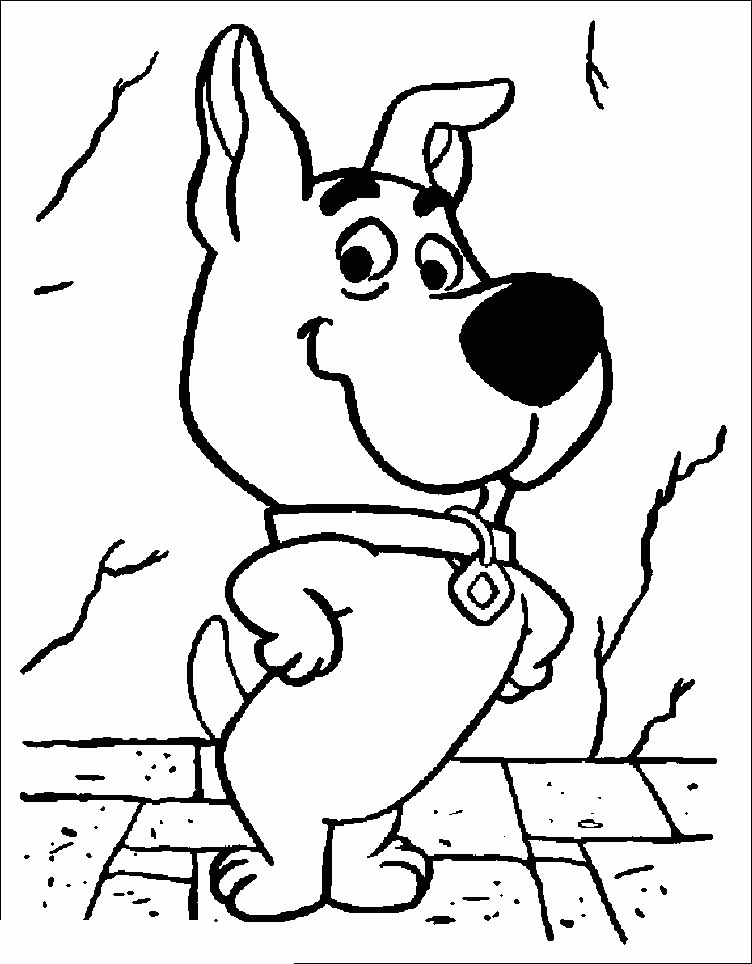 Printable Scooby Doo Coloring Pages