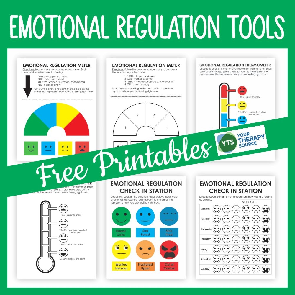 Printable Self Regulation Activities Vrogue co