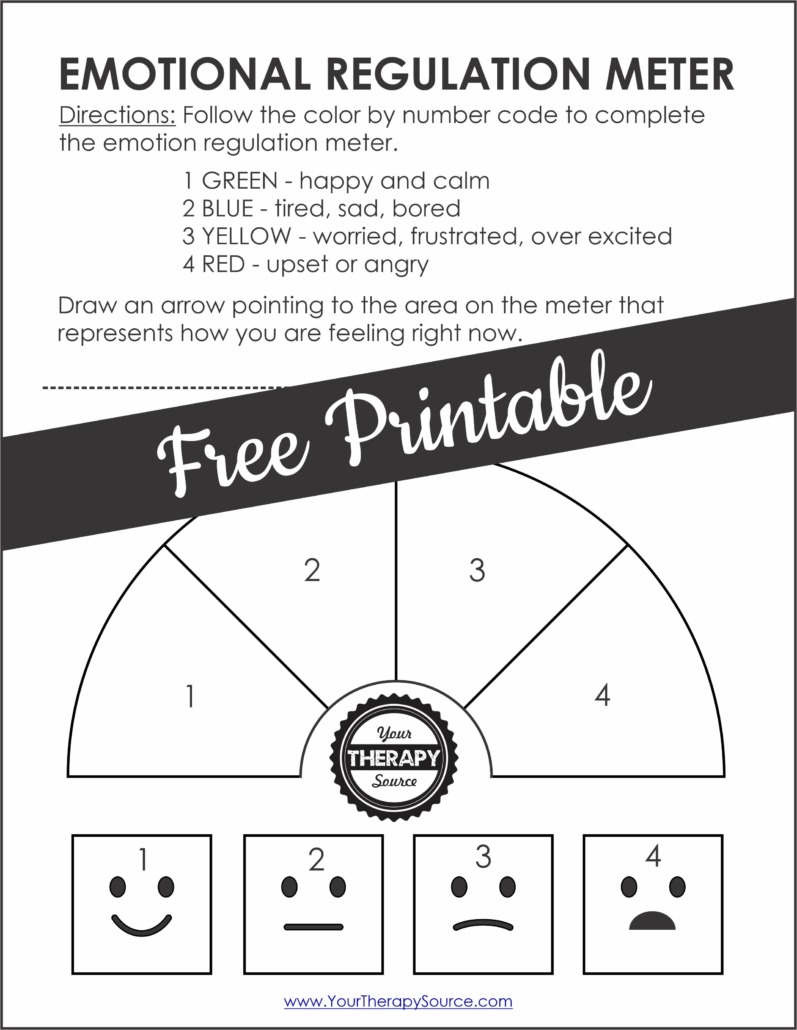 Printable Self Regulation Activities Vrogue co