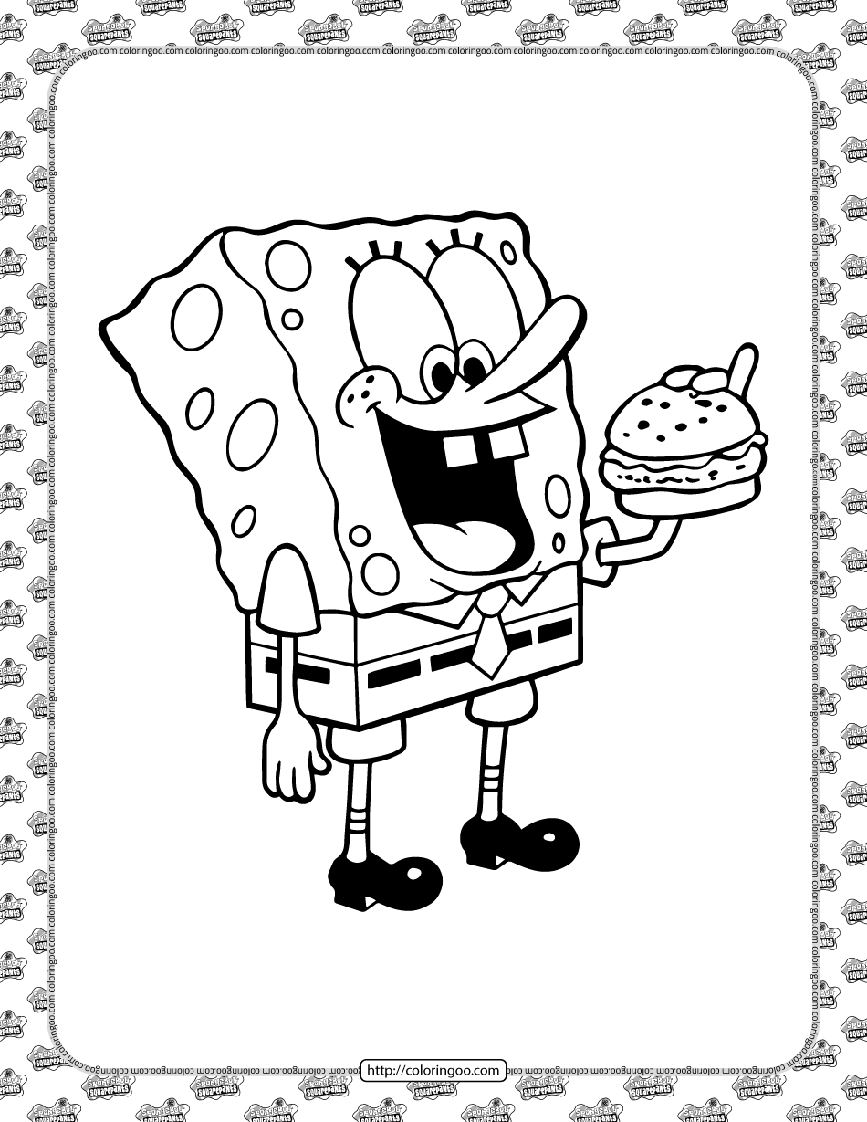 spongebob squarepants printable pictures