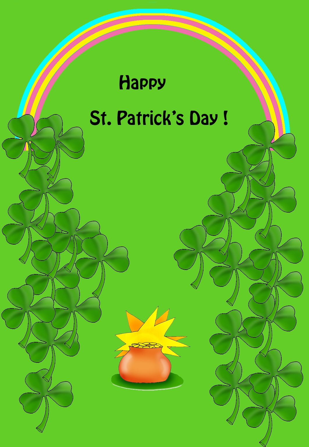 Printable St Patrick 39 s Day Cards Printable Word Searches