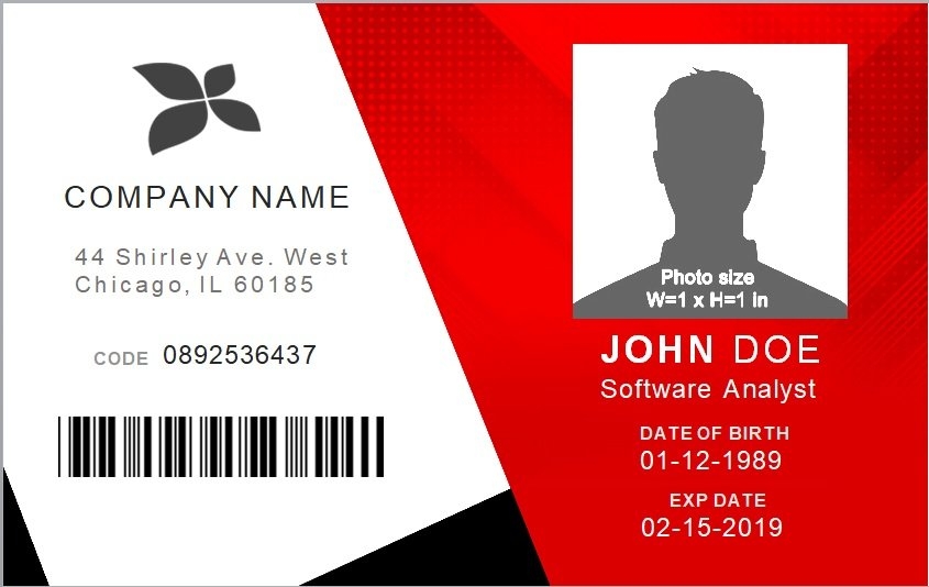 Printable Student Id Card Template Printable Templates
