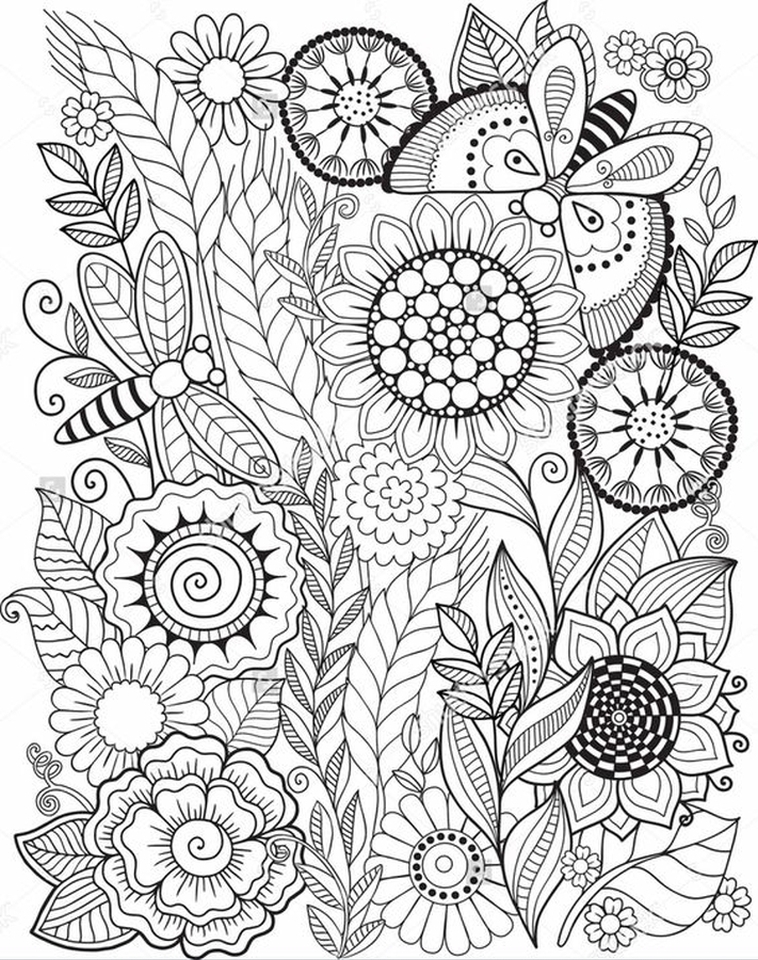 Printable Summer Coloring Pages For Adults Travelervery