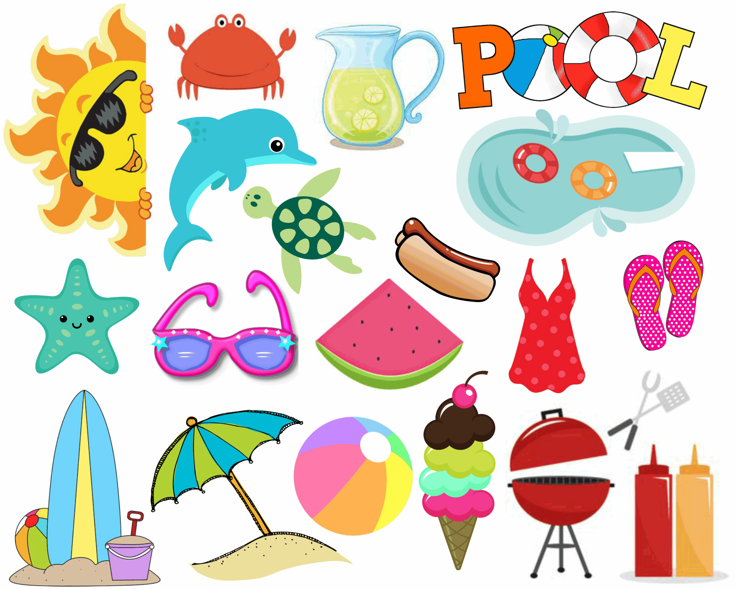 printable pictures of summer