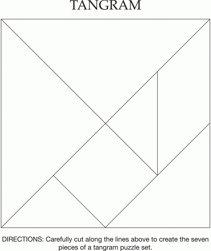 Printable Tangram Patterns
