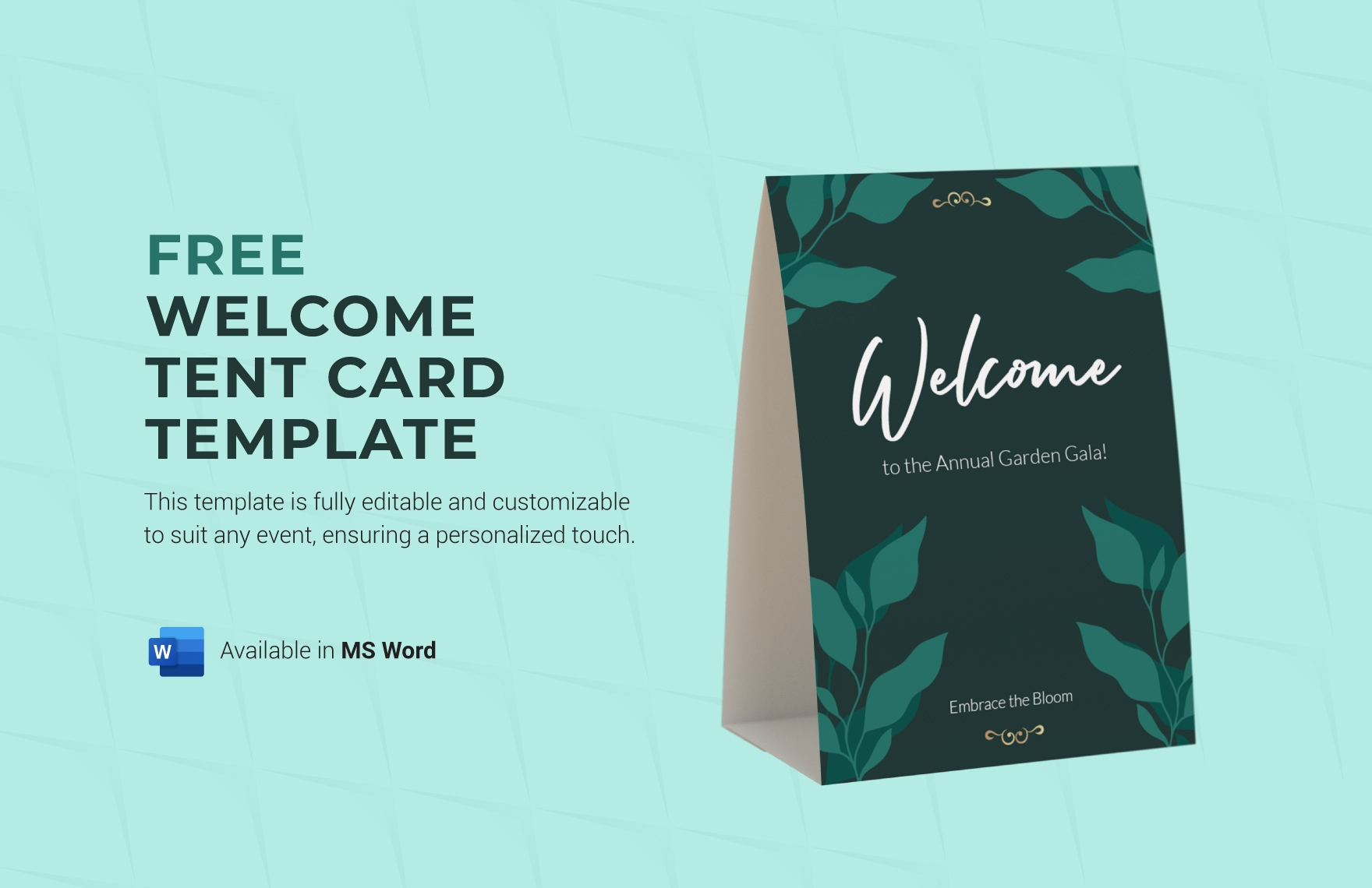 printable tent card template word