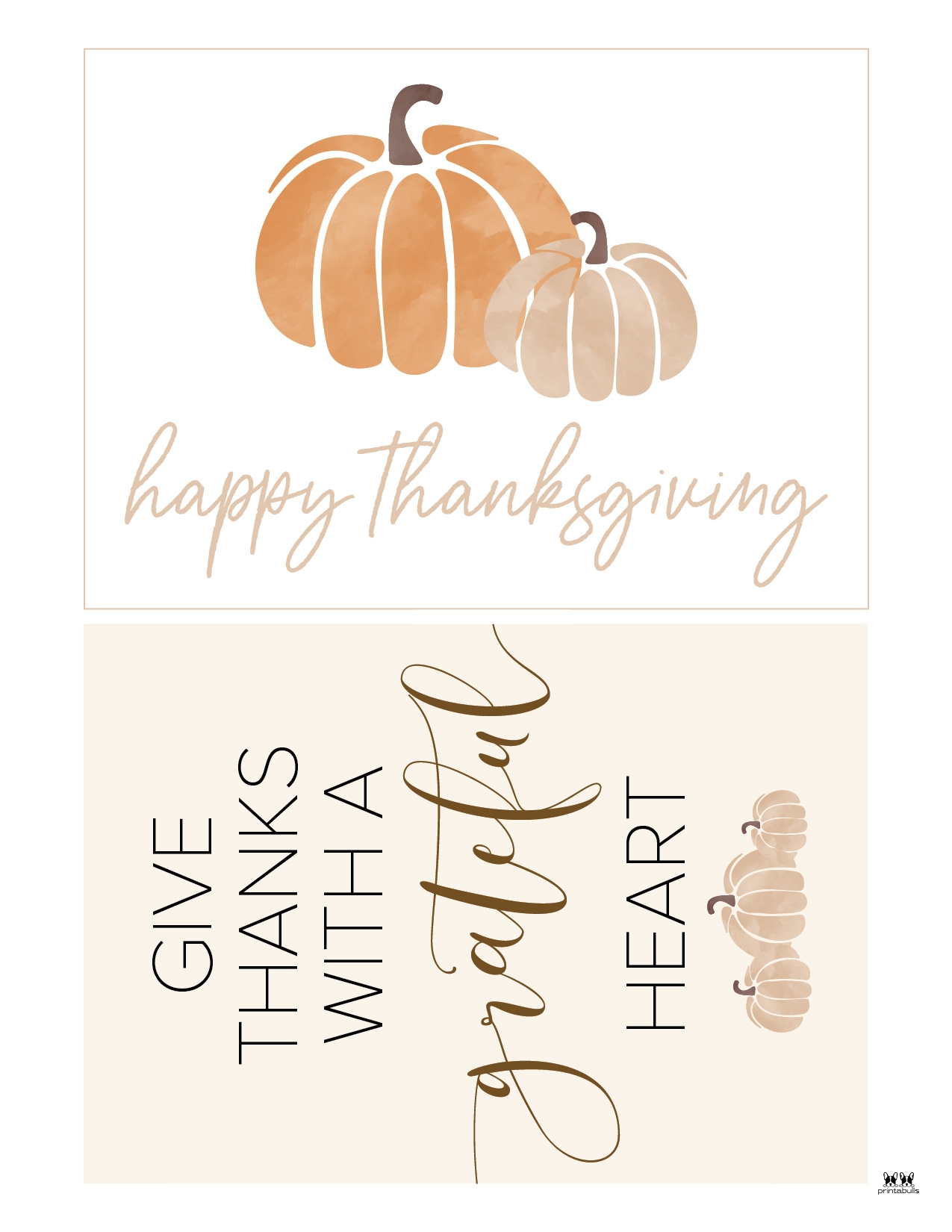 Printable Thanksgiving Cards PDF