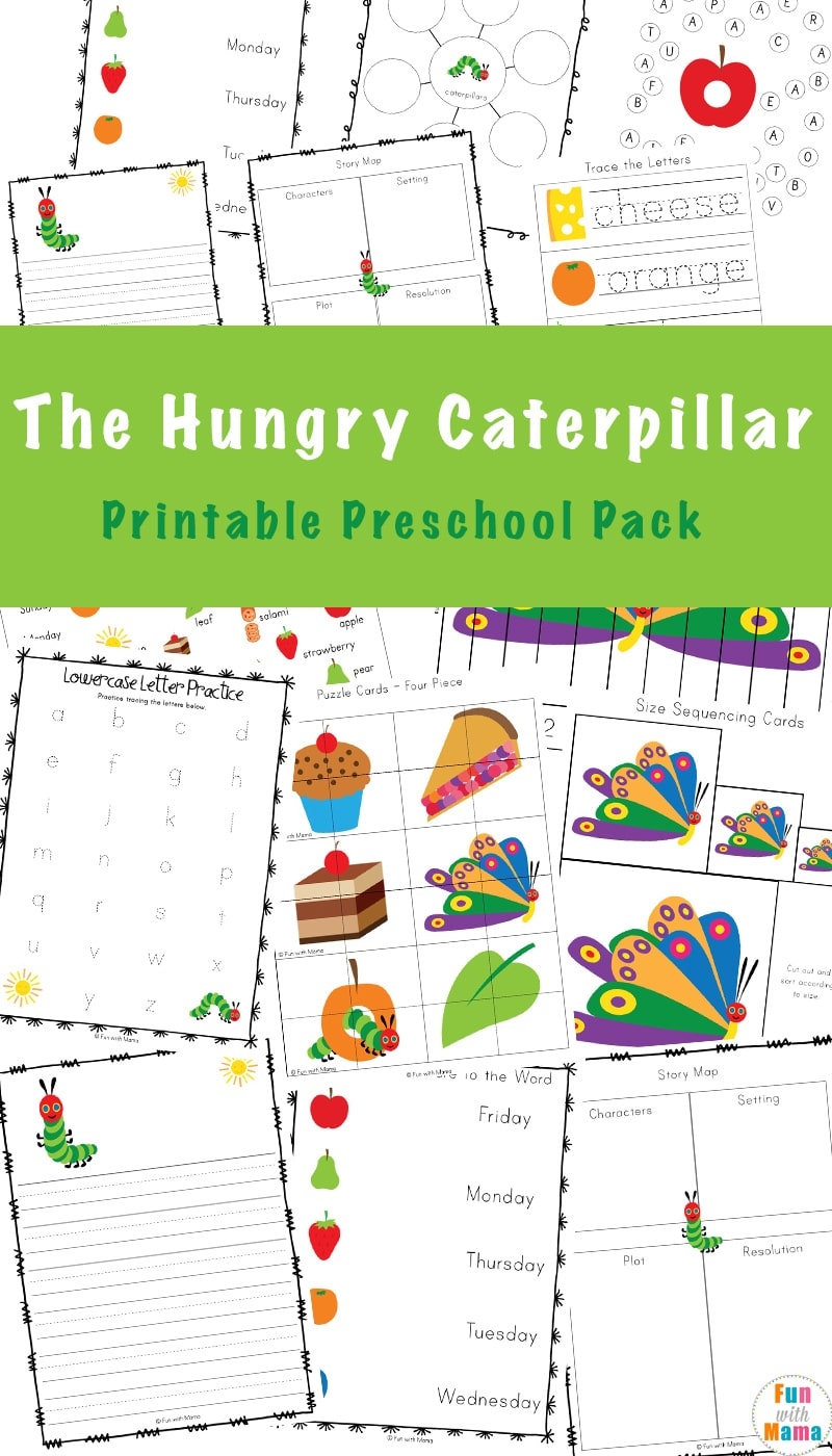 Printable The Very Hungry Caterpillar Activities