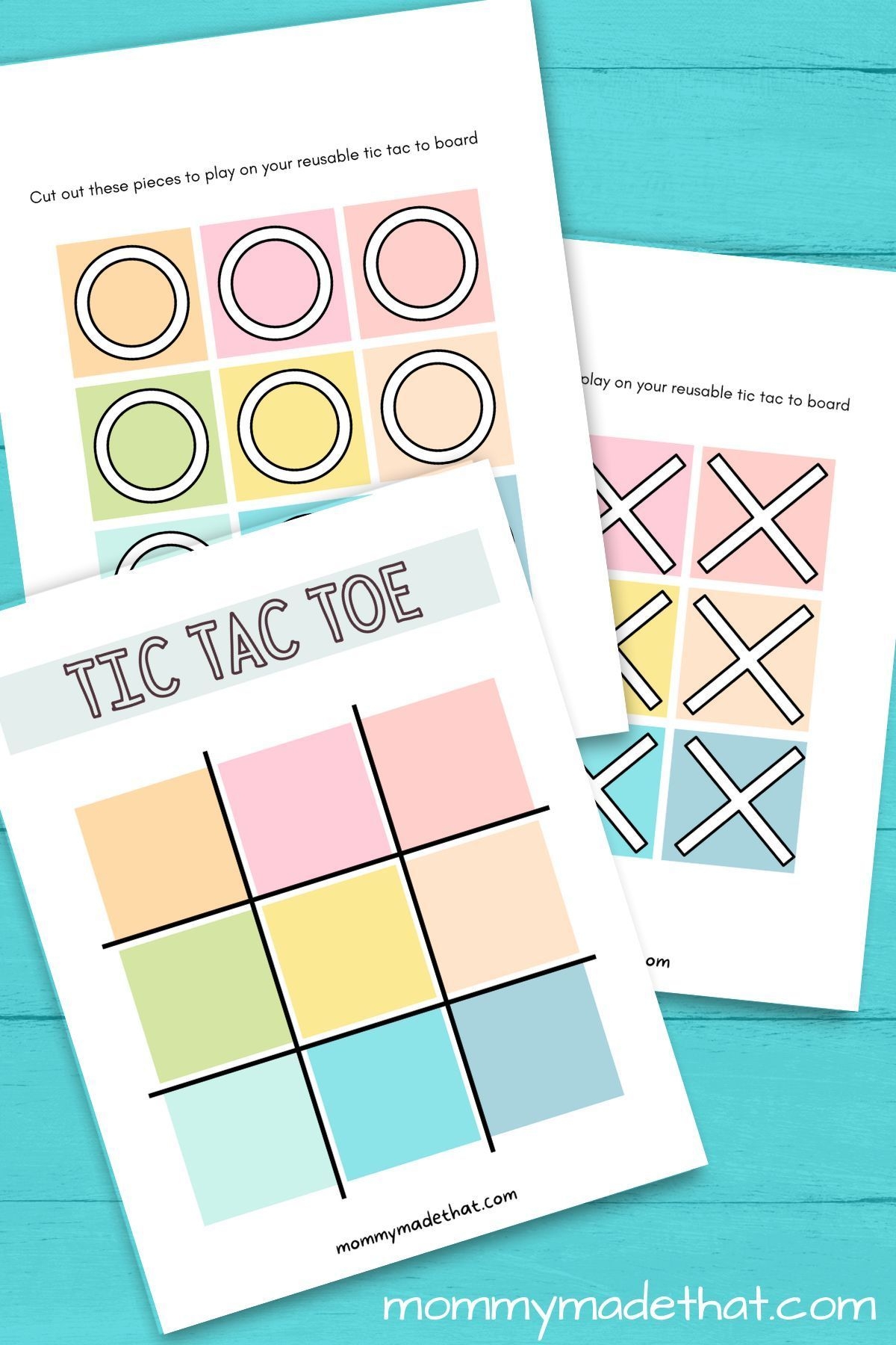 Printable Tic Tac Toe Boards Free Templates