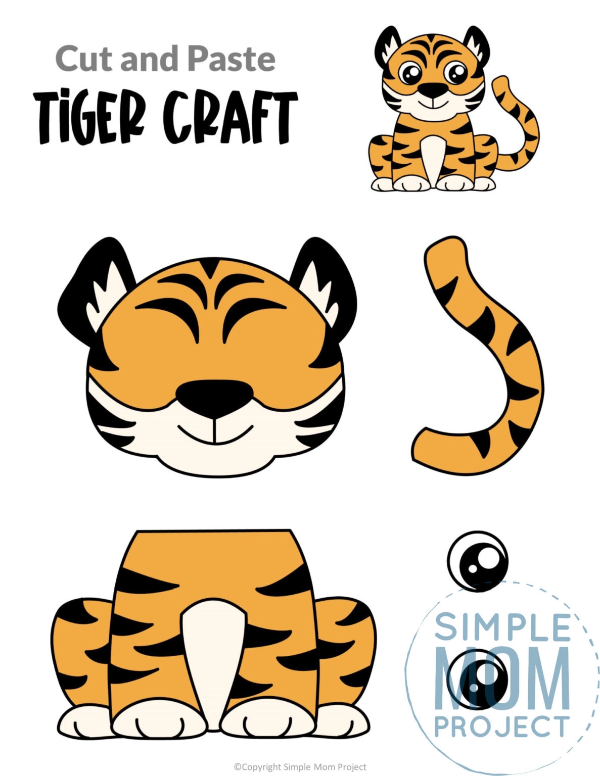 tiger picture printable