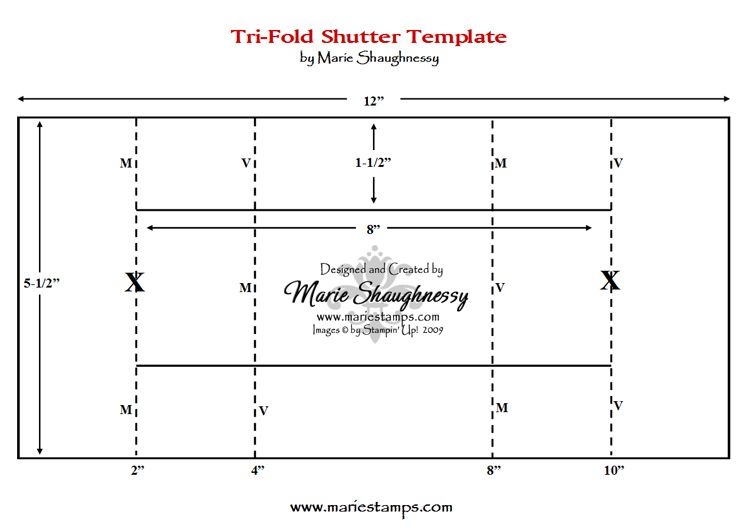 Printable Tri Fold Card Template Templates Printable