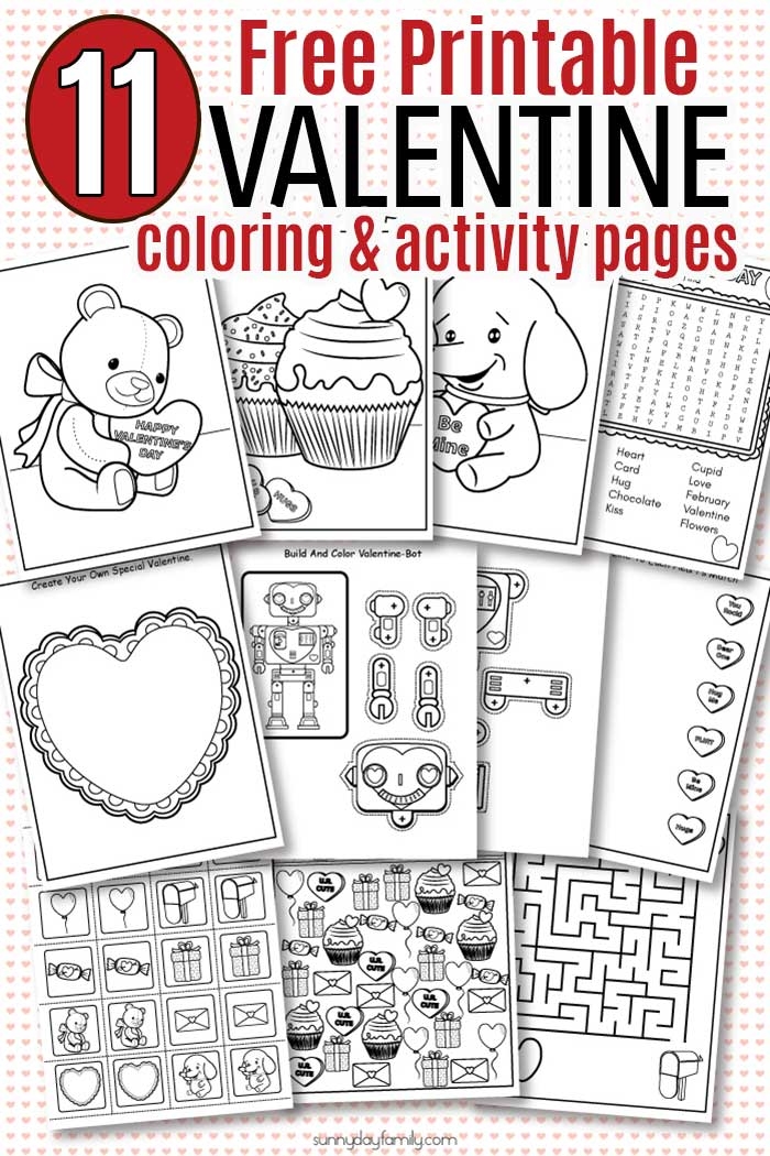 Printable Valentine Activities