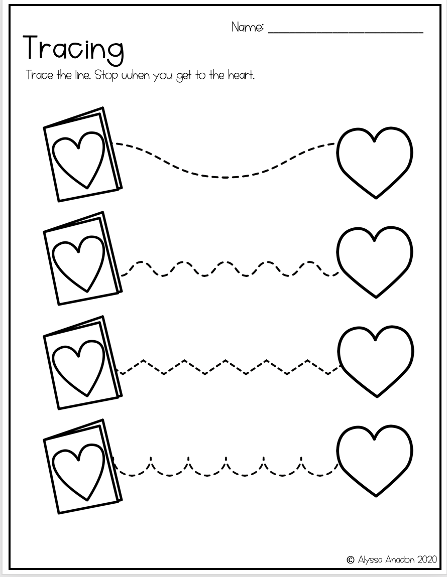Printable Valentines Day Activities For Preschoolers Printable 