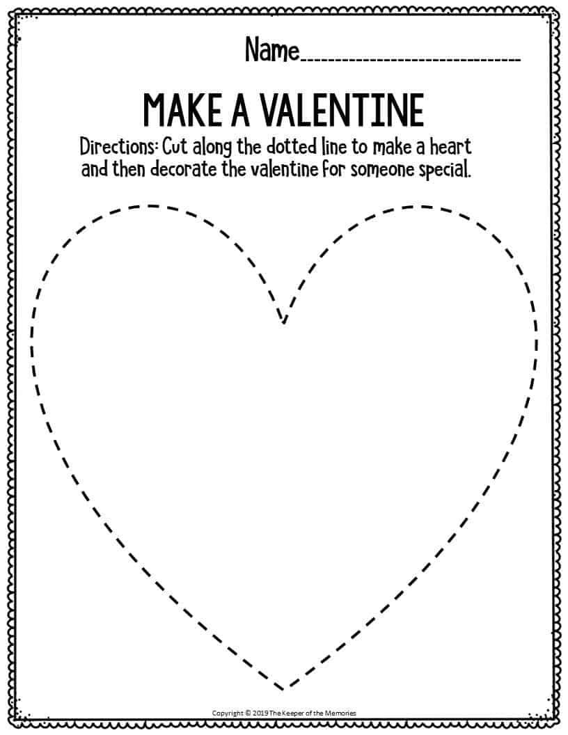 Printable Valentines Day Activities For Preschoolers Udlvirtual esad
