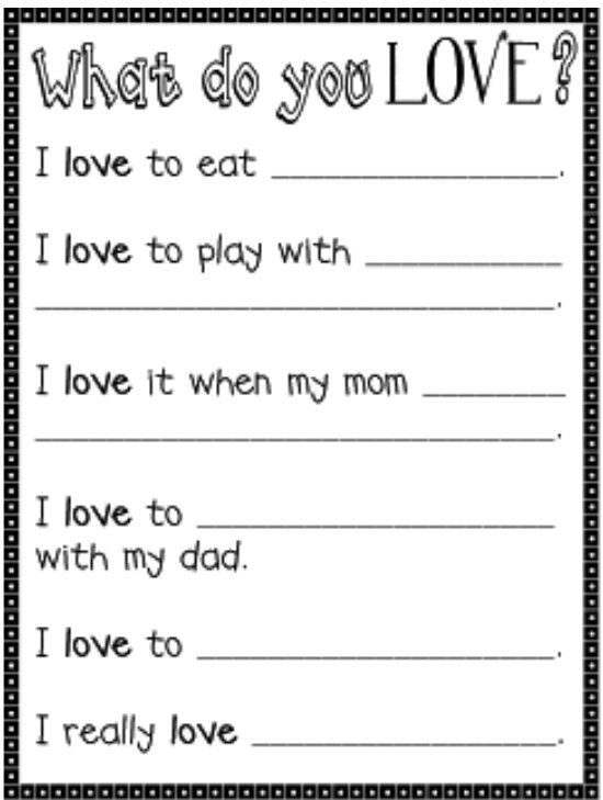 Printable Valentines Day Activities Printable Sight Words List
